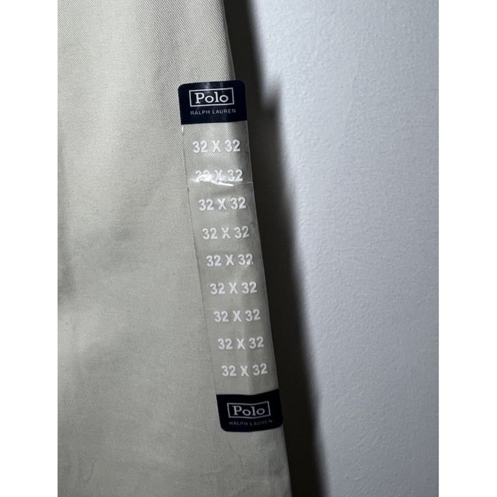 NWT Polo Ralph Lauren Men's Hammond Pant Reverse Pleat Classic Fit, Sand 32x32 - Picture 6 of 7